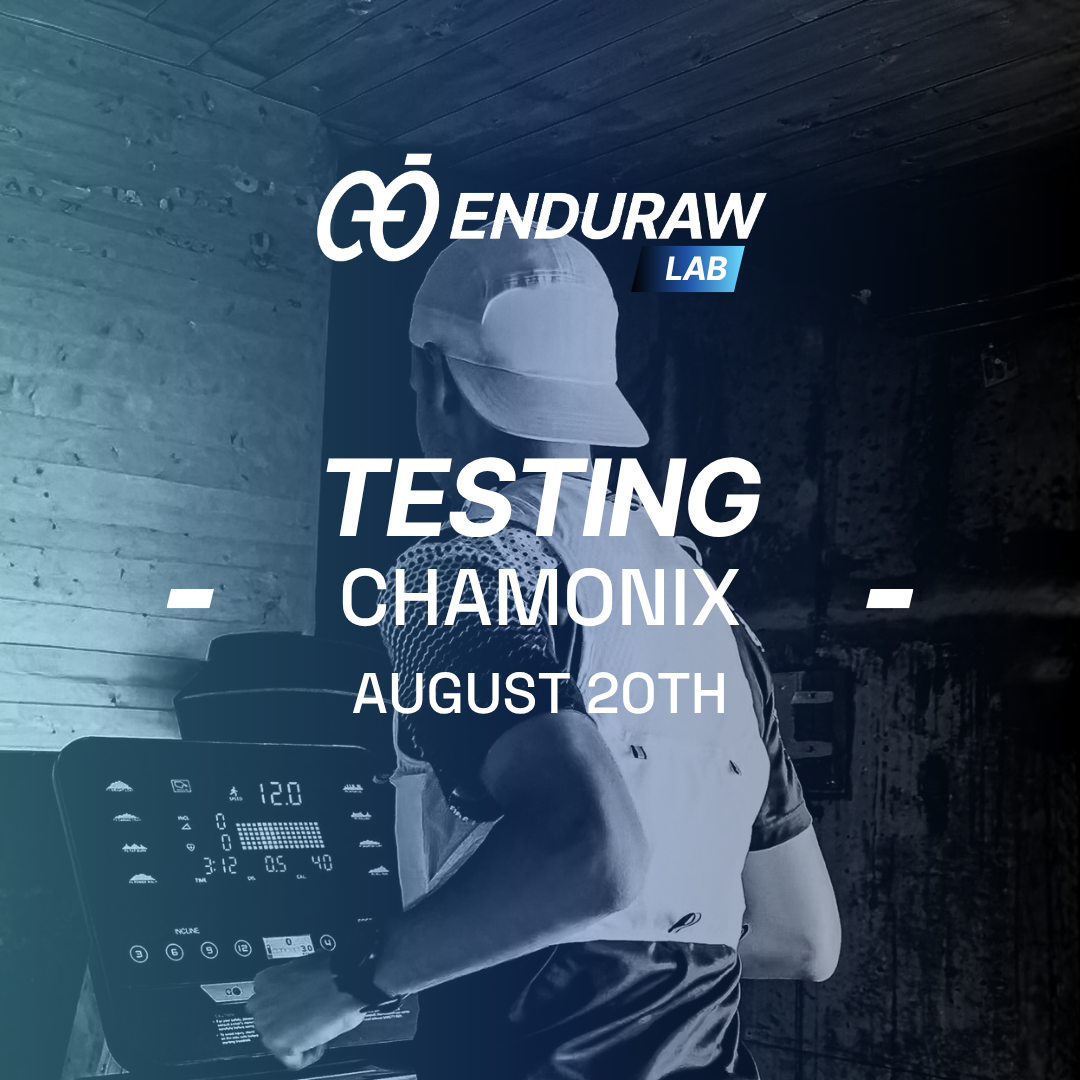 Testing Session VO2Max Enduraw - Chamonix - August 20th, 2026
