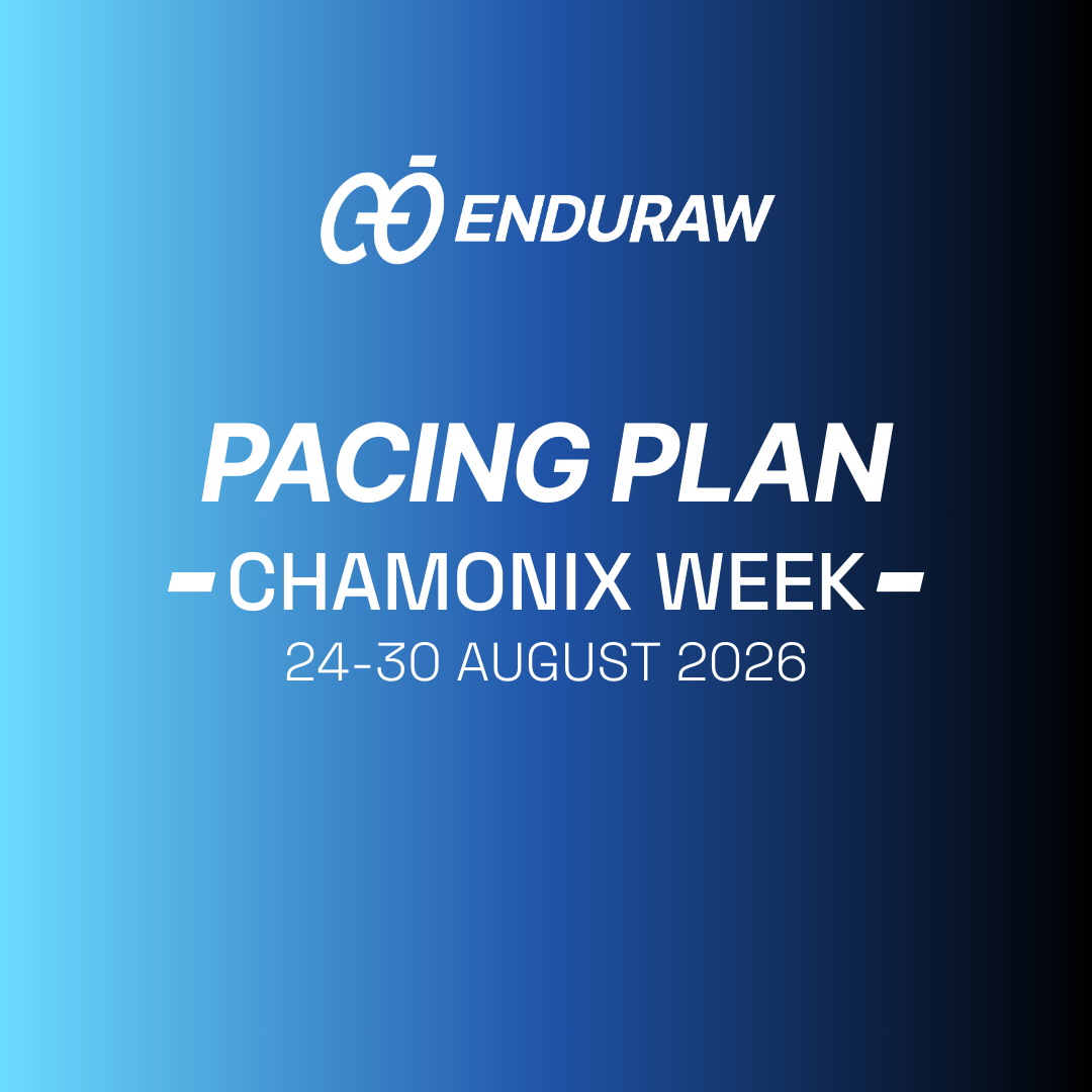 Pacing Plan - Chamonix Week